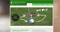 Desktop Screenshot of fussballgolfen.de